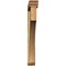 Ekena Millwork Westlake Traditional Rough Sawn Bracket w/ Offset Brace, Western Red Cedar, 6"W x 48"D x 48"H BKT0604X48X48WTL01RWR - alternate 2